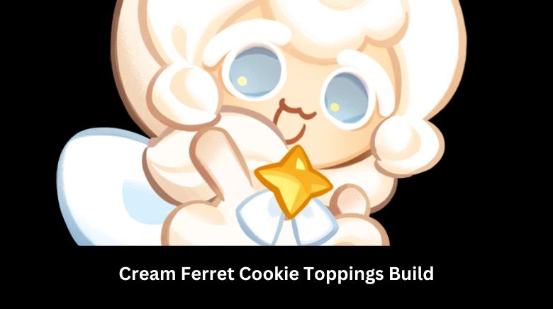 Cream Ferret Cookie Toppings Build